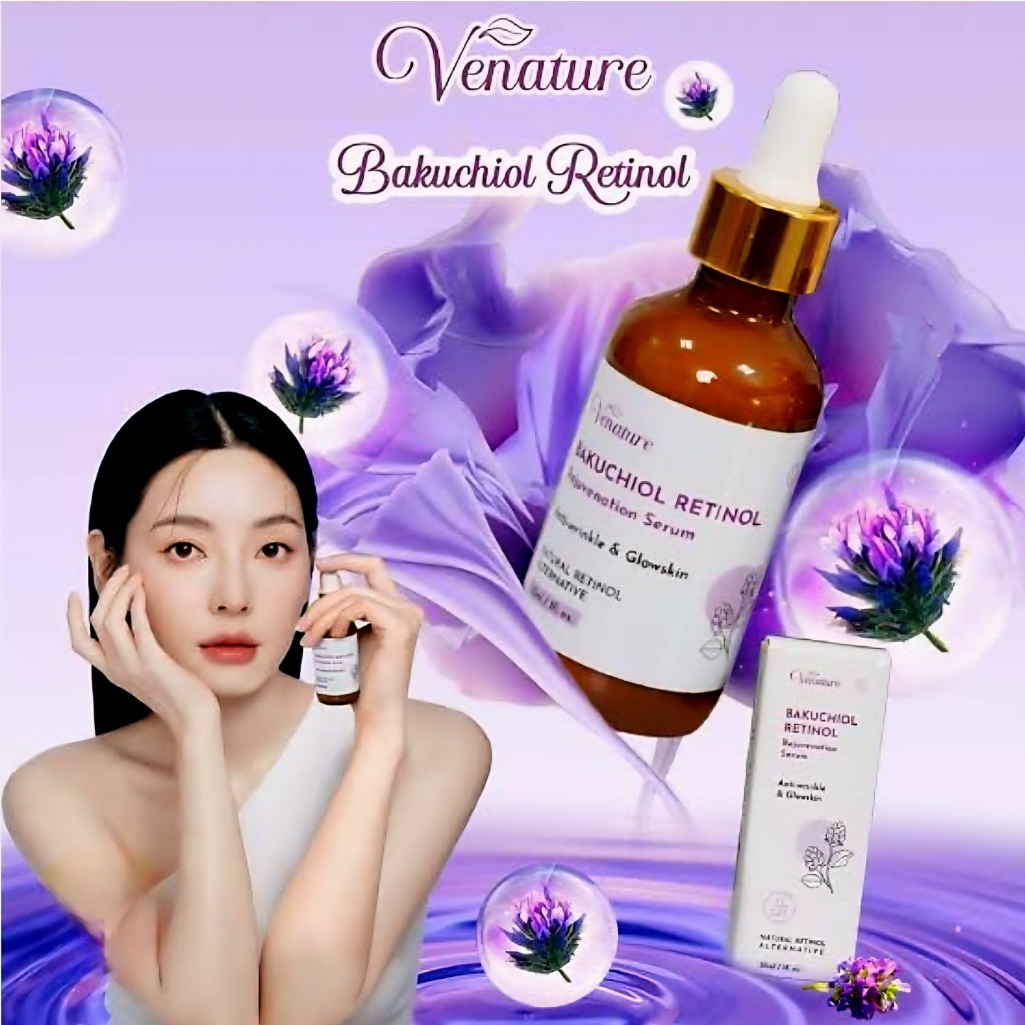 Venature BAKUCHIOL RETINOL Rejuvenation Serum 30ml