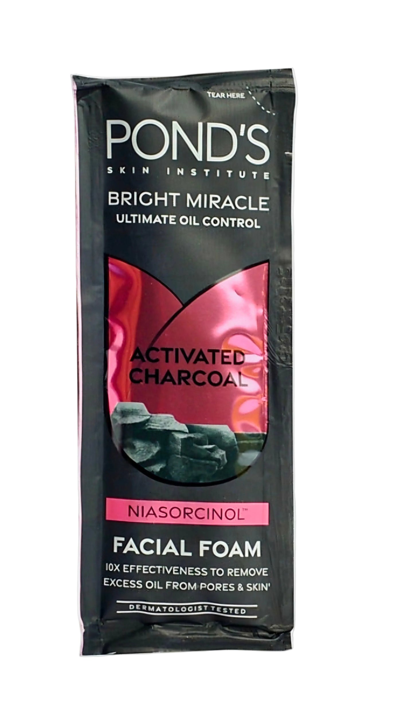 POND'S Bright Miracle Niasorcinol ULTIMATE OIL CONTROL Activated Charcoal 10g (Travel Size Sachet)