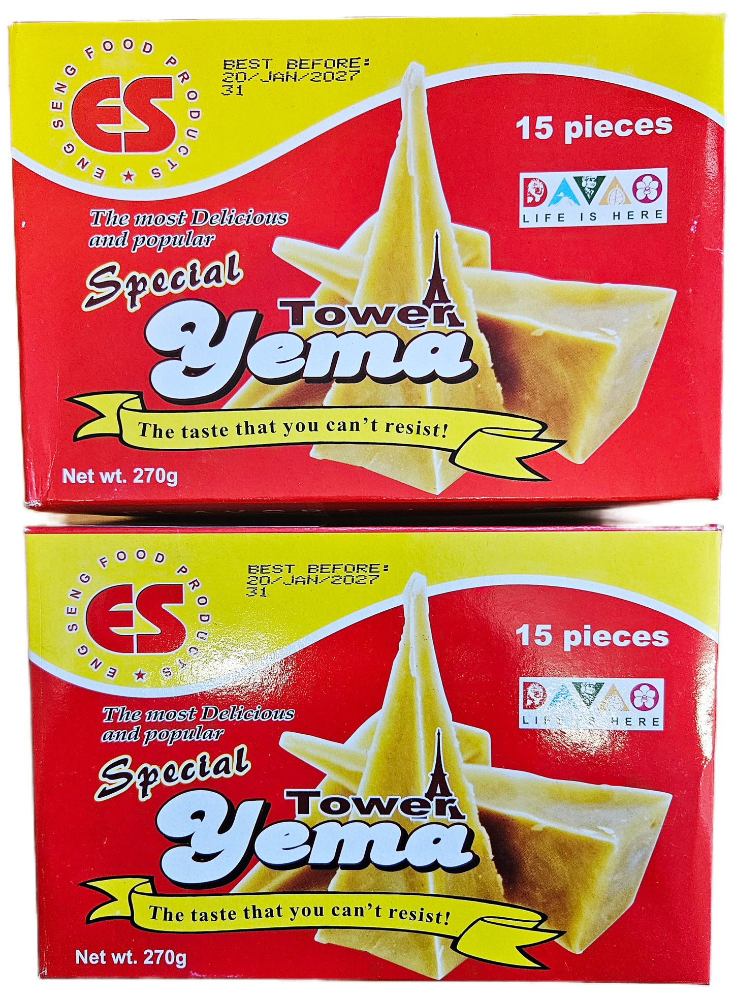 ES DAVAO SPECIAL YEMA TOWER 270G (BOX)