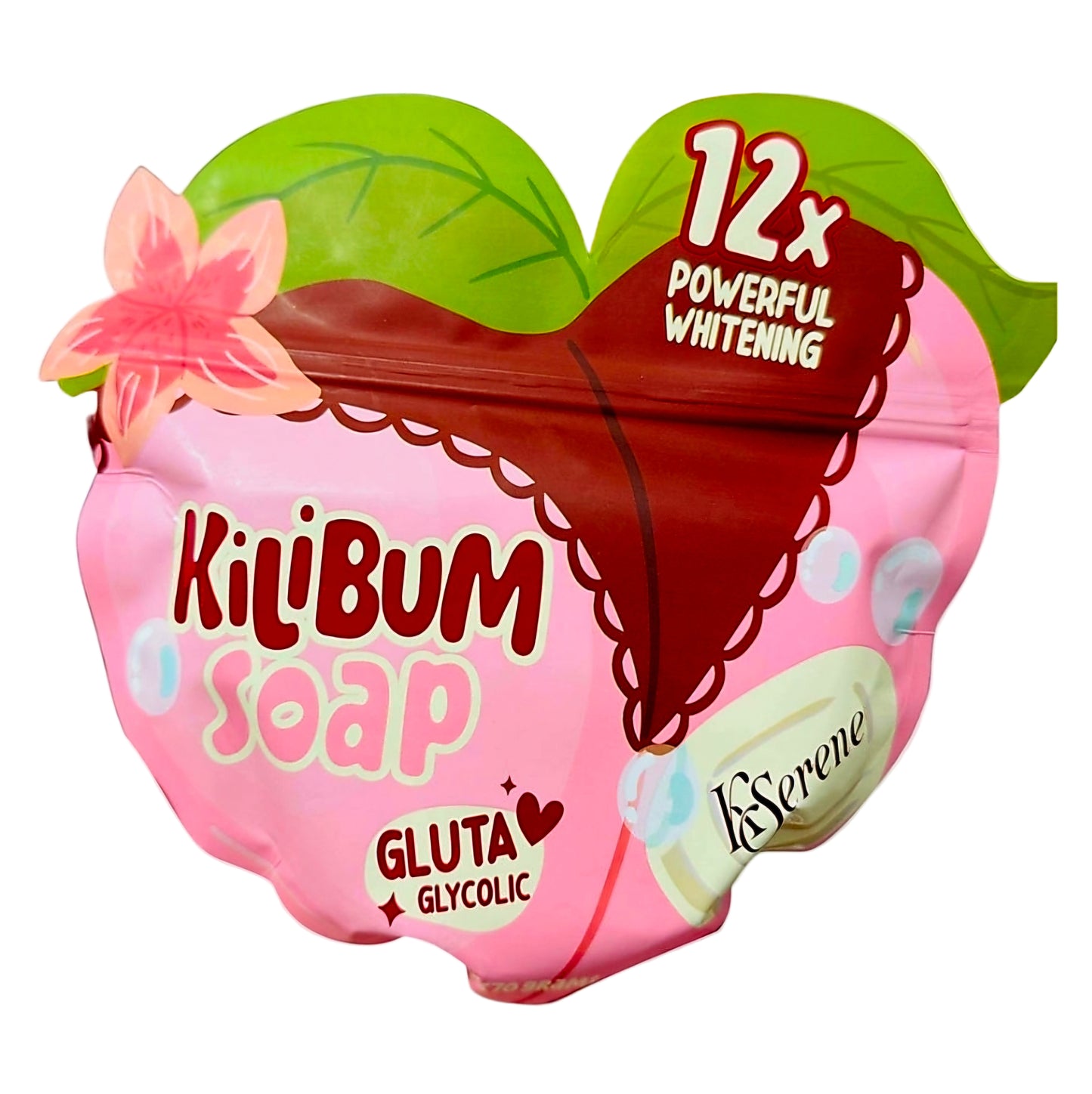 KSerene KILIBUM SOAP Gluta Glycolic 12x Powerful Whitening 70g×3pcs Pack
