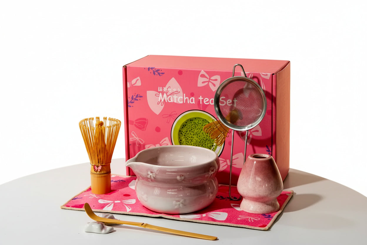 Japanese COMPLETE MATCHA TEA SET (Gift Pack)
