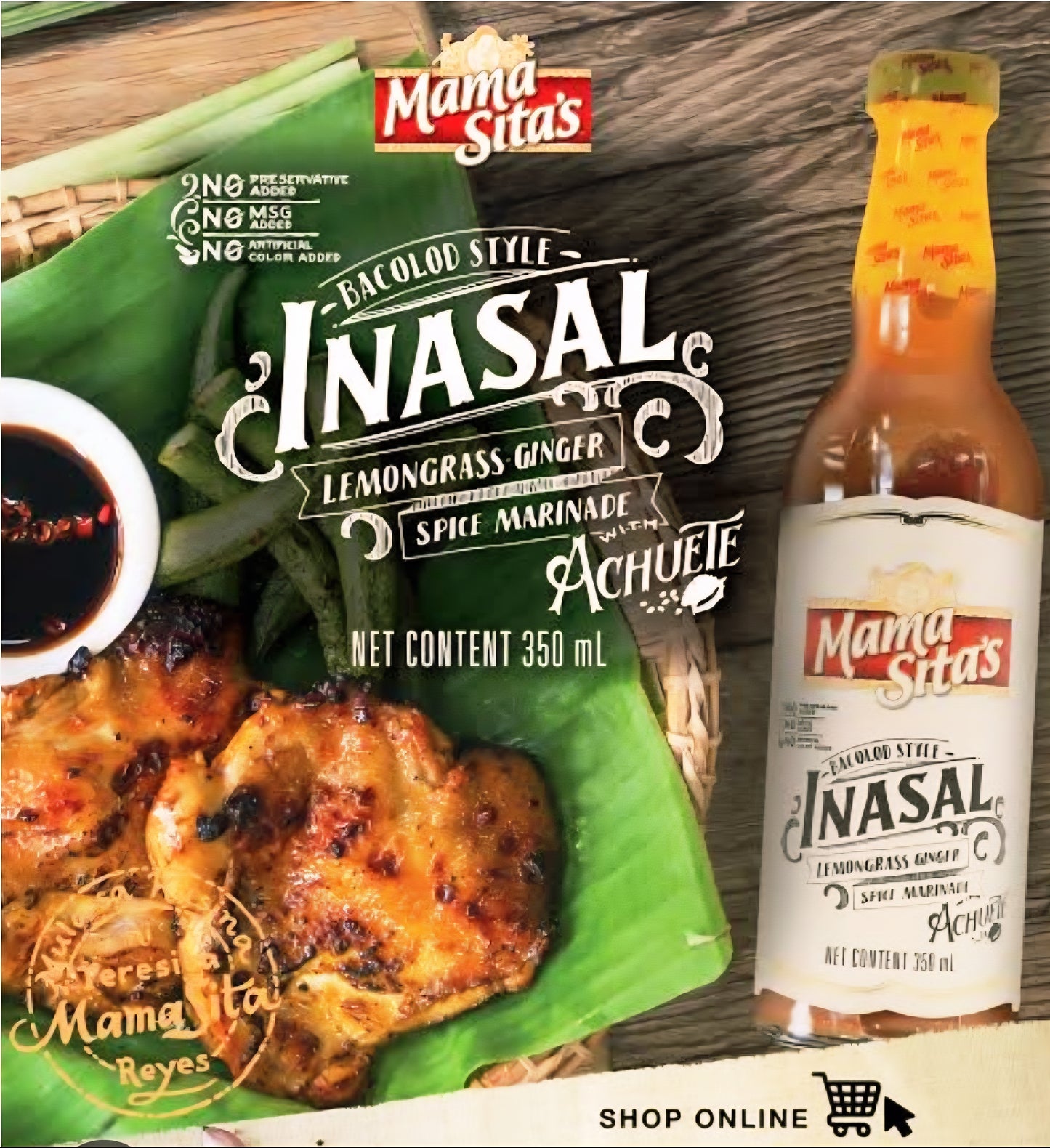 Mama Sita's INASAL MARINADE 175ml POUCH