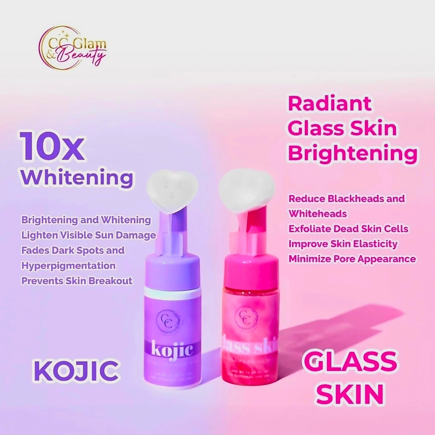 CC Glam & Beauty GLASS SKIN Facial Foaming Wash 100ml
