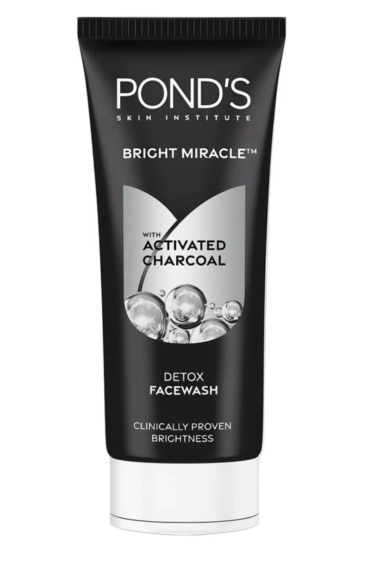 POND'S Bright Miracle Activited Charcoal DETOX FACEWASH 100g