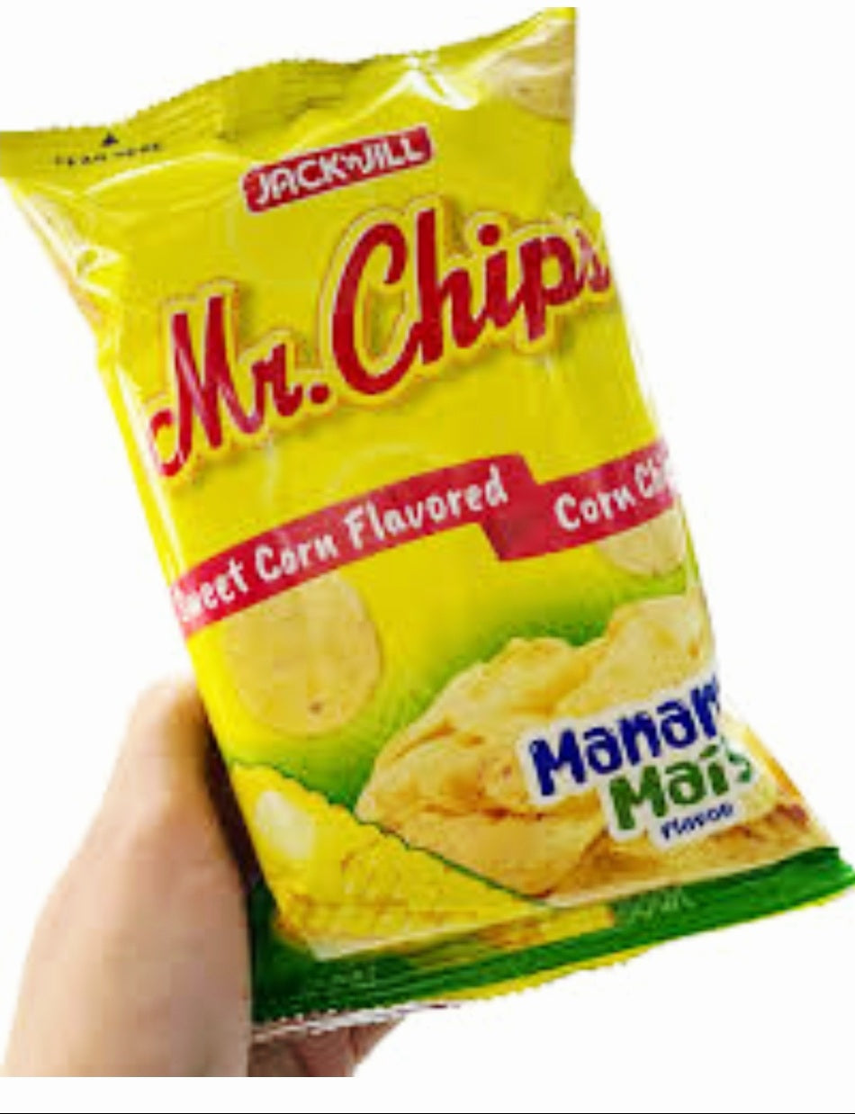 Mr.Chips MANAMIS MAIS Sweet Corn Flavored Corn Chips 110g