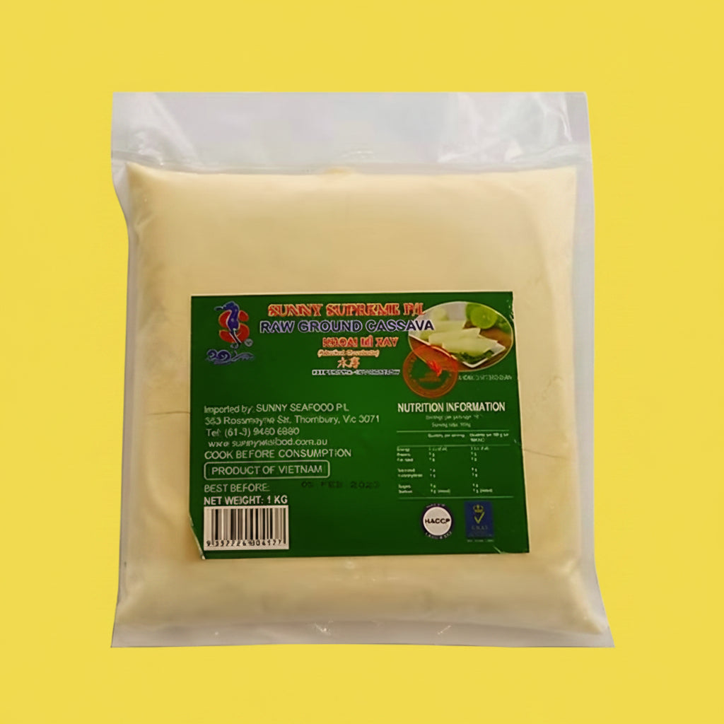 SUNNY FROZEN GRATED CASSAVA 1-KILO (DELIVERY/PICKED UP ONLY) COMMERCIAL USE PACK