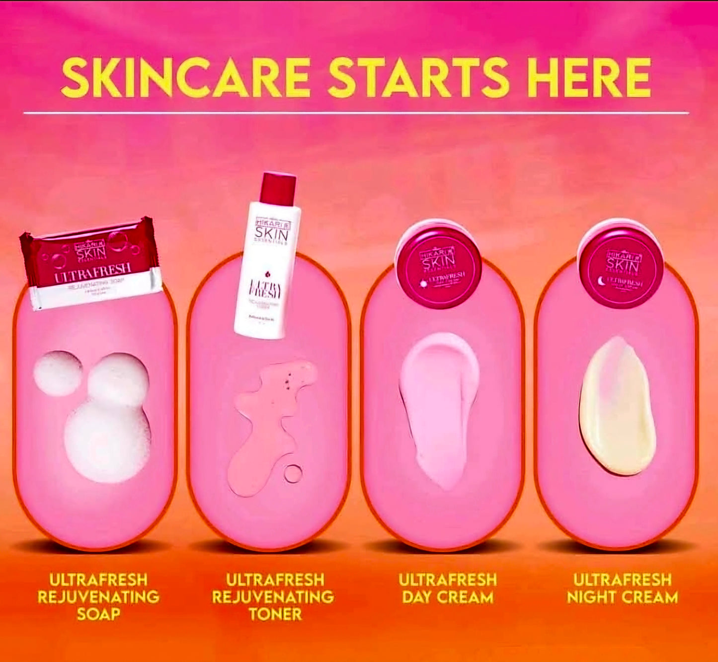 Hikari Skin Essentials ULTRAFRESH PREMIUM REJUVENATING SET