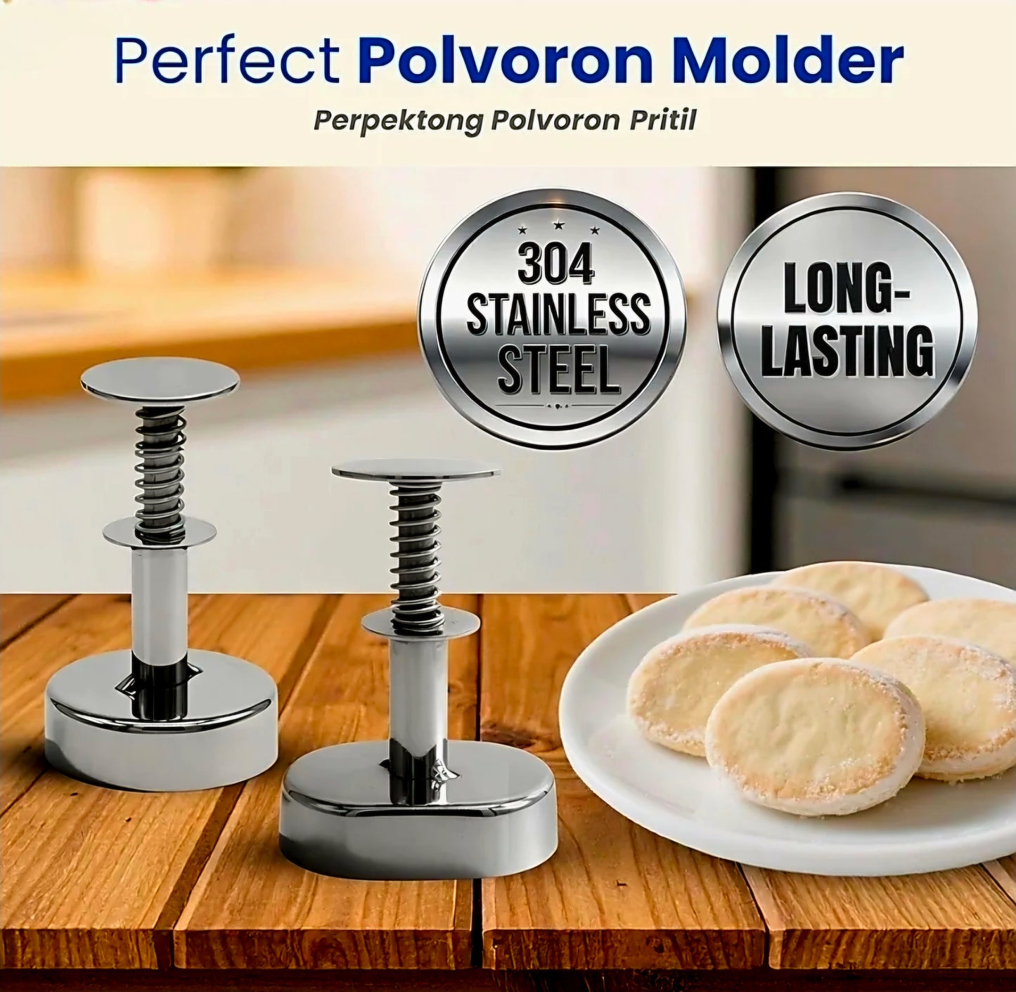 POLVORON MOLDER OVAL (LARGE SIZE) (No Box)