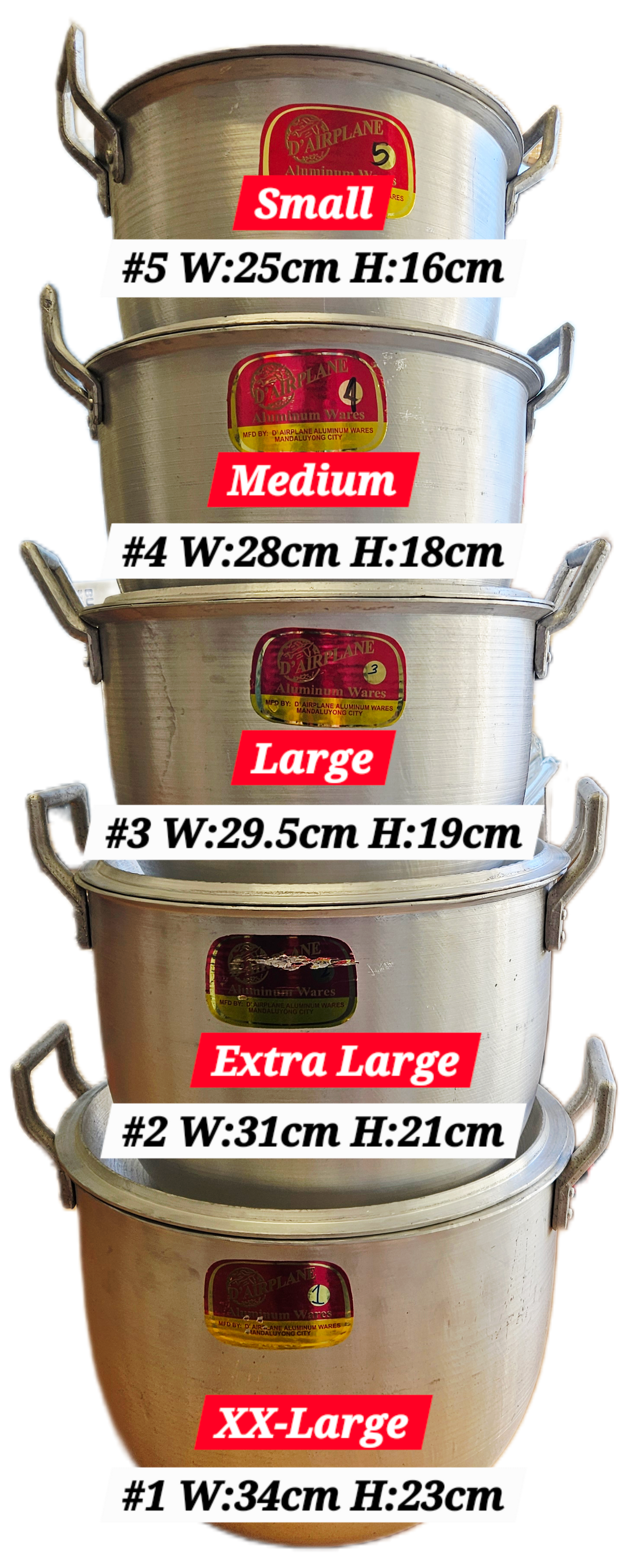 PHILIPPINE CALDERO HEAVY DUTY DOUBLE-HANDED (NO.5)(SMALL)