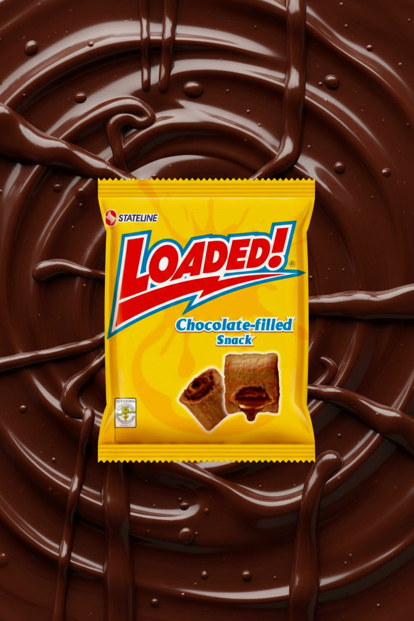 LOADED CHOCOLATE-FILLED SNACK 65G