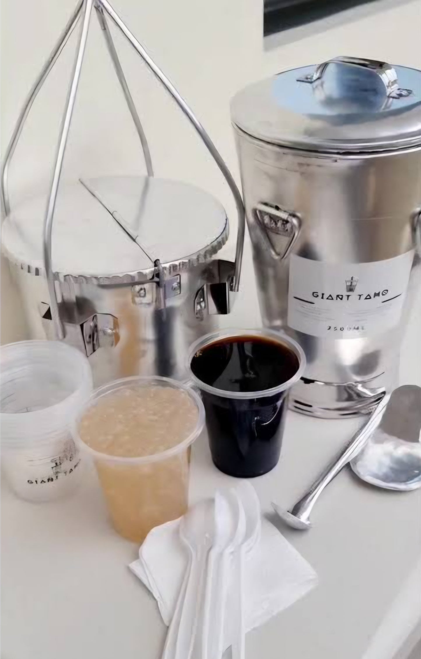 STAINLESS TAHO CONTAINER SET 3-LITRE (PARTY/CATERING USE)