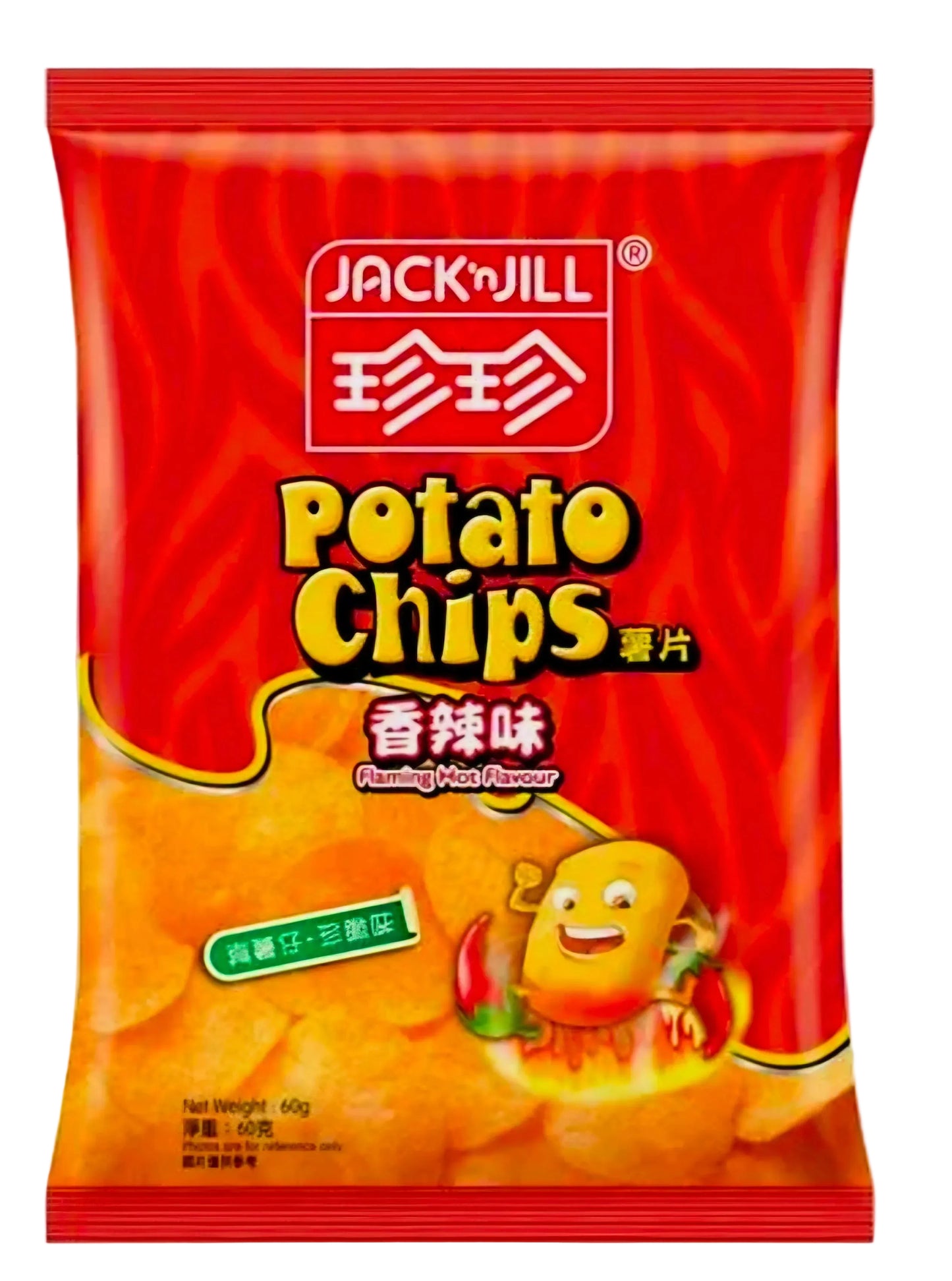 JACK&JILL POTATO CHIPS FLAMING HOT 120G (25/04/27)