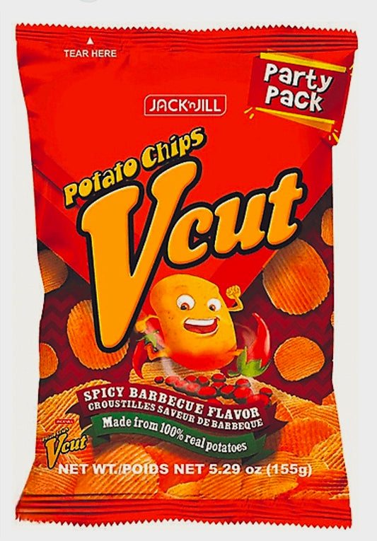 JACK&JILL VCUT POTATO CHIPS SPICY BBQ PARTY PACK 155g LARGE (30/04/27)