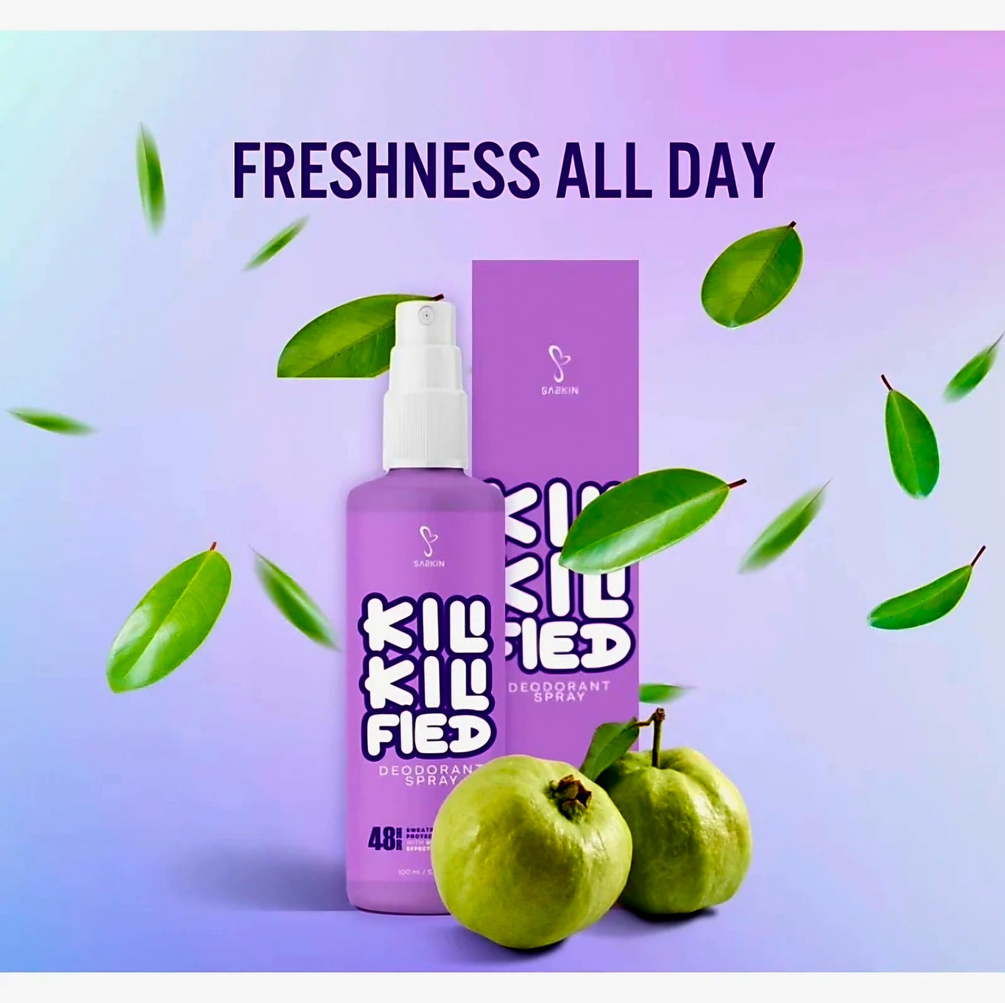 SASKIN KILI-KILI FIED DEODORANT SPRAY 60ML