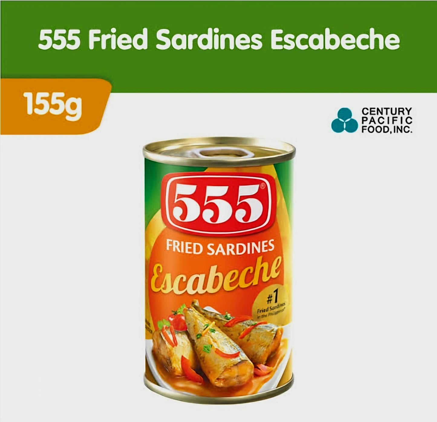 555 Fried Sardines ESCABECHE 155g