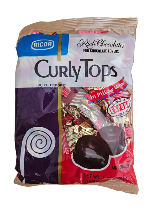 RICOA CURLY TOPS CHOCOLATE 150G (16/05/27)