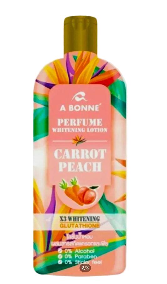 A BONNE' Perfume Whitening Lotion CARROT PEACH 300ml