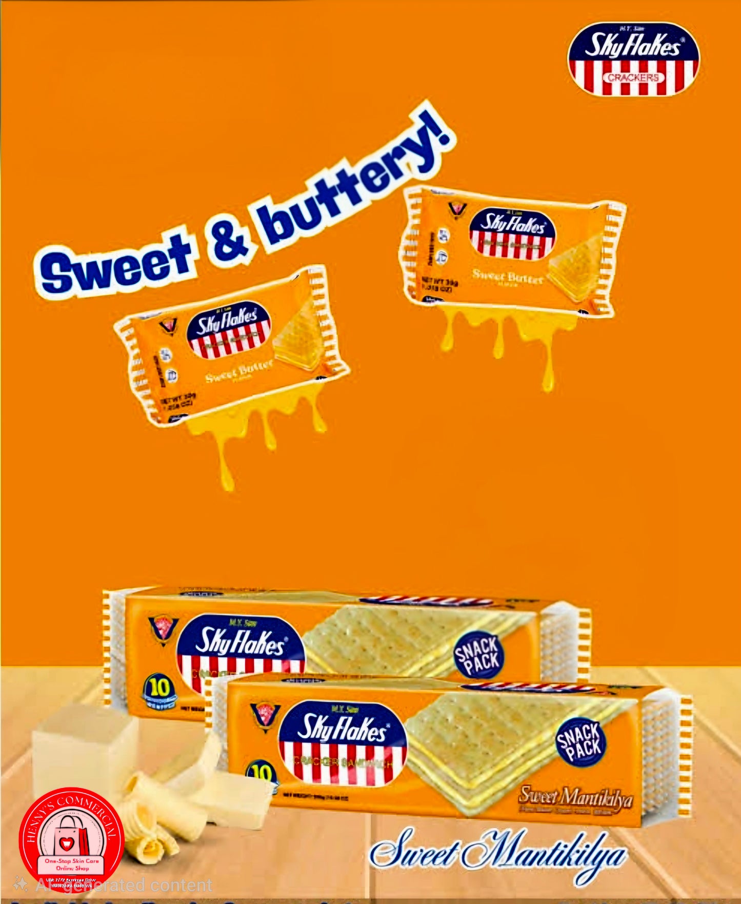 💲‼️EOFY-SALE‼️💲SKYFLAKES MANTIKILYA 30G×10