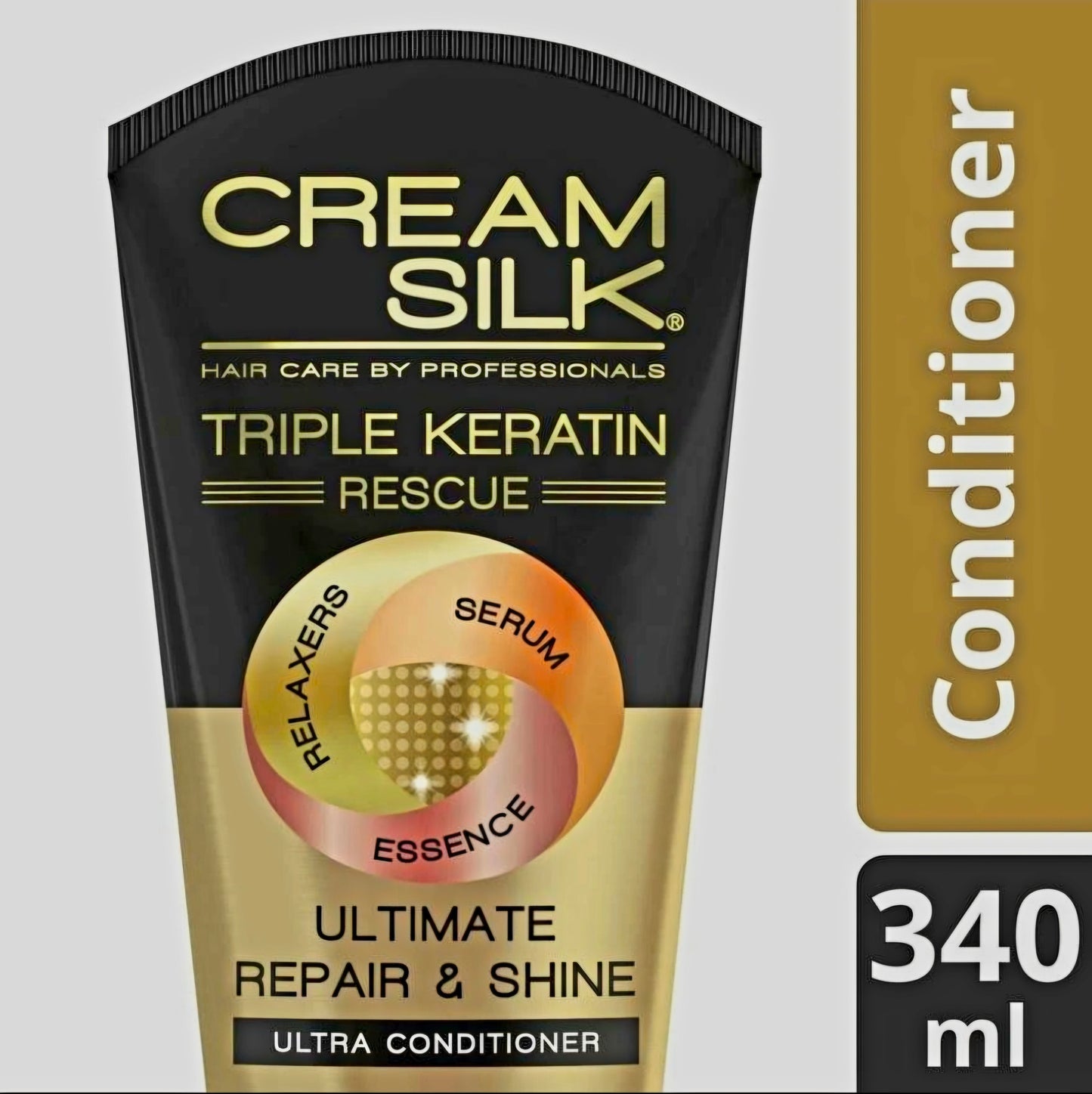 Cream Silk TRIPLE KERATIN RESCUE Ultimate Repair & Shine 340ml LARGE