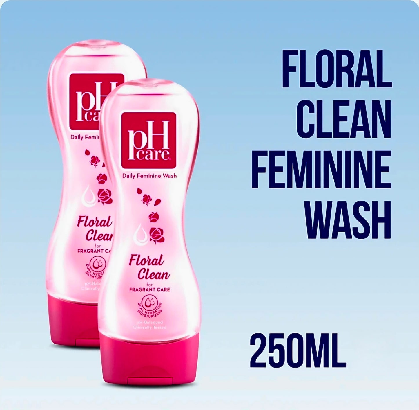 PH CARE Floral Clean Fragrant Feminine Wash 250ml (LARGE)