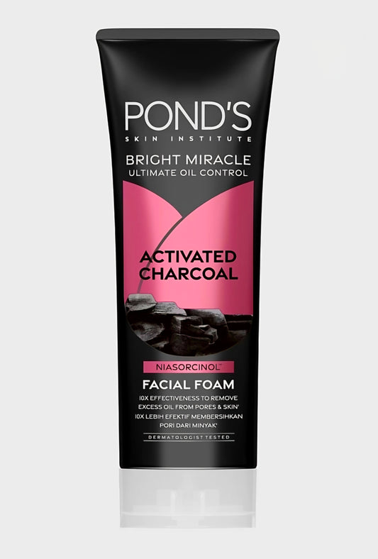 POND'S Bright Miracle Niasorcinol ULTIMATE OIL CONTROL Activated Charcoal 50g