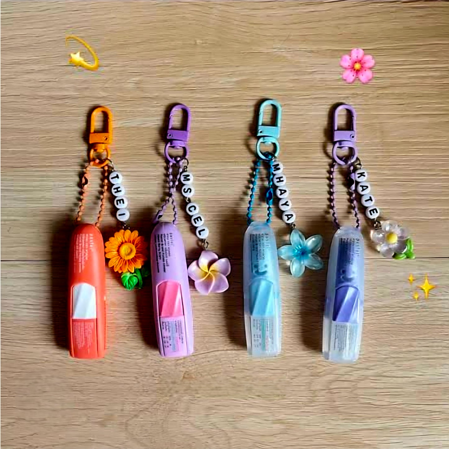 Thailand PASTEL INHALERS Customized Keycharms