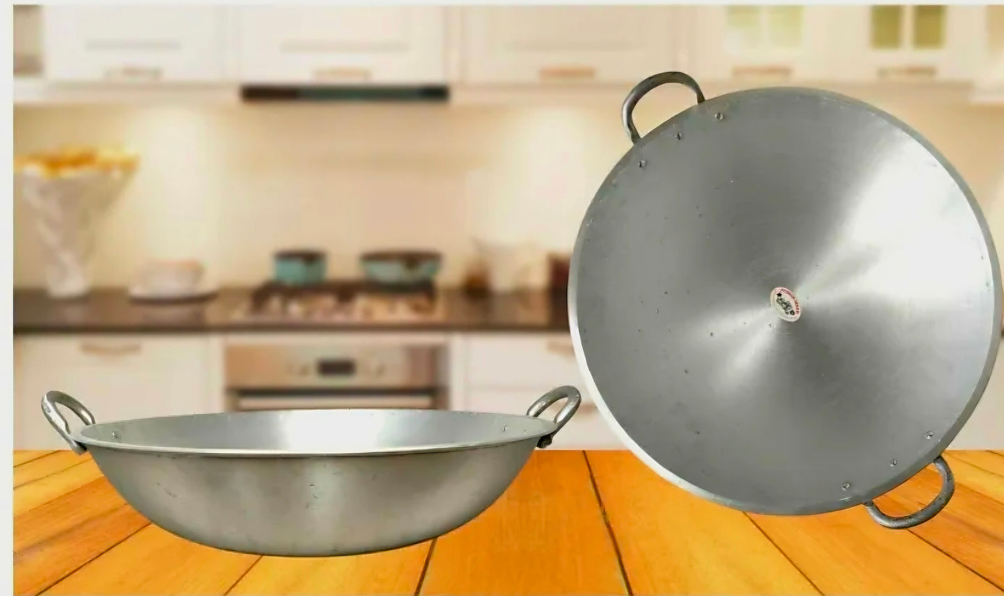 TALIASI / KAWA XXXL No.1 (72cm) DOUBLE-HANDED WOK  (Read descriptions for shipping this product)