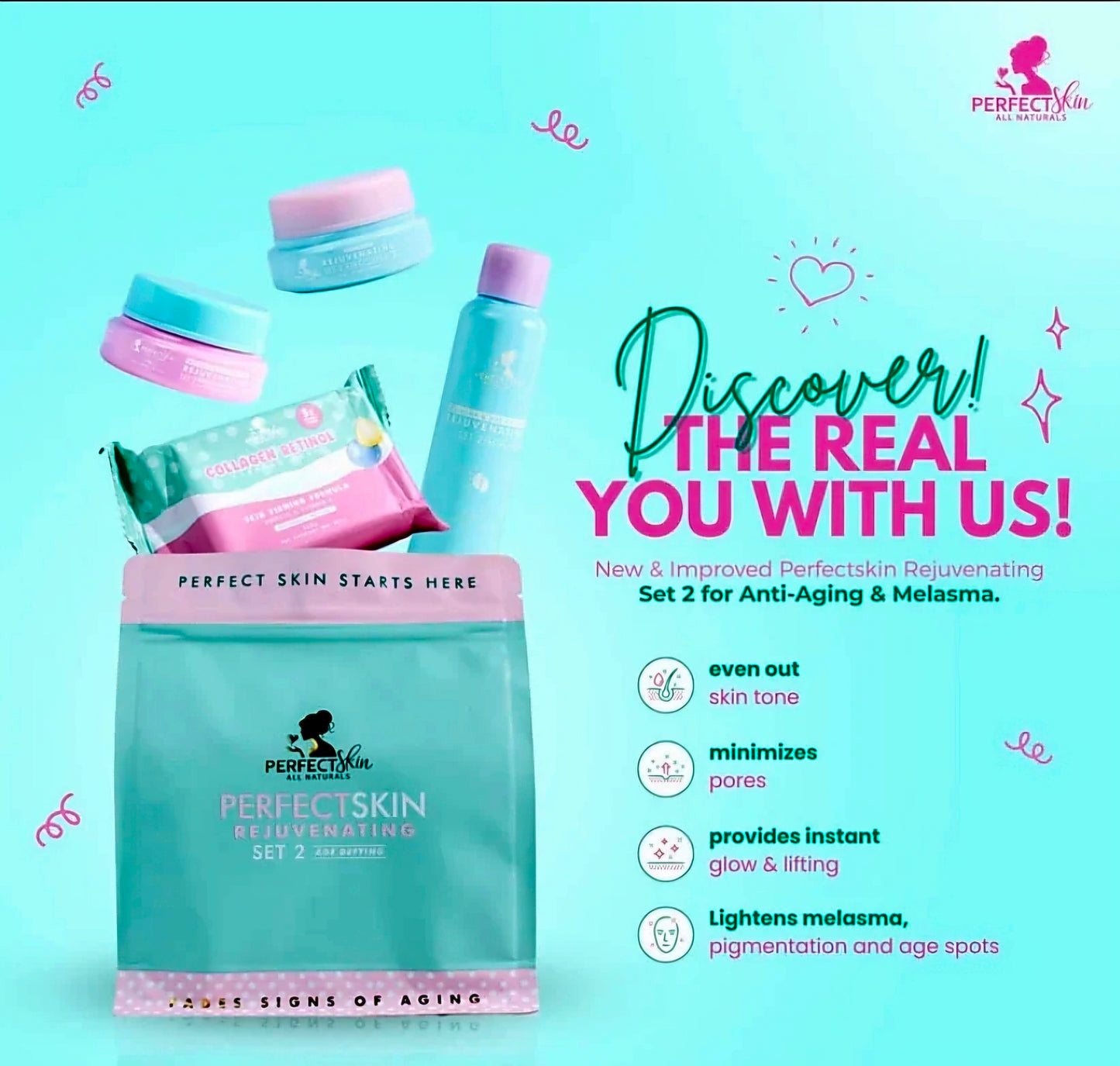 Perfect Skin REJUVENATING SET#2 Melasma & Age-Defying Set