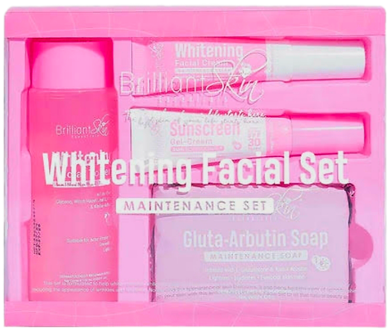 BRILLIANT SKIN WHITENING FACIAL & MAINTENANCE SET