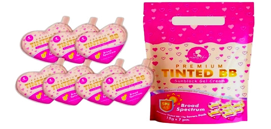 Perfect Skin PREMIUM TINTED BB Sunblock Gel Cream SPF45  SAVER'S PACK 15g × 7-pcs