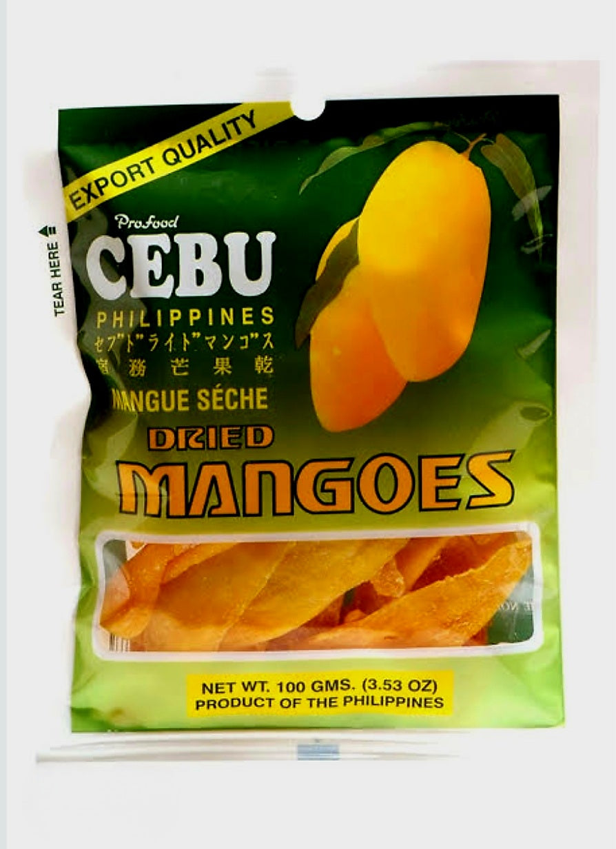 CEBU BRAND Dried Mangoes 100g