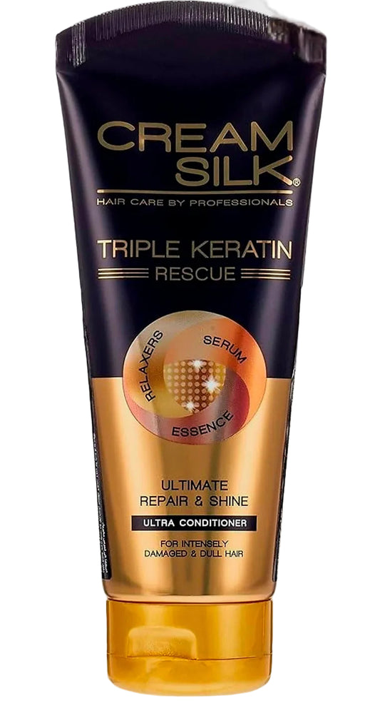 Cream Silk TRIPLE KERATIN RESCUE Ultimate Repair & Shine 340ml LARGE