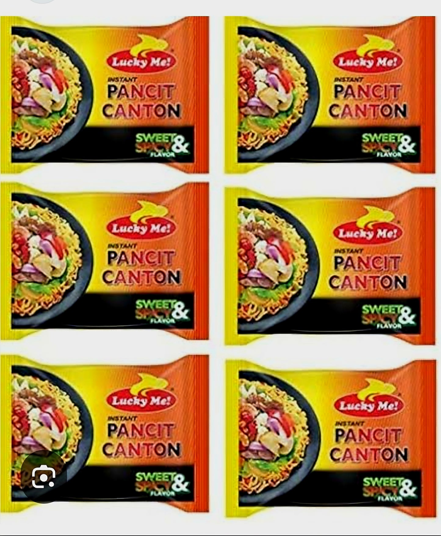 Lucky Me Pancit Canton SWEET & SPICY 60g×6's (6pack)
