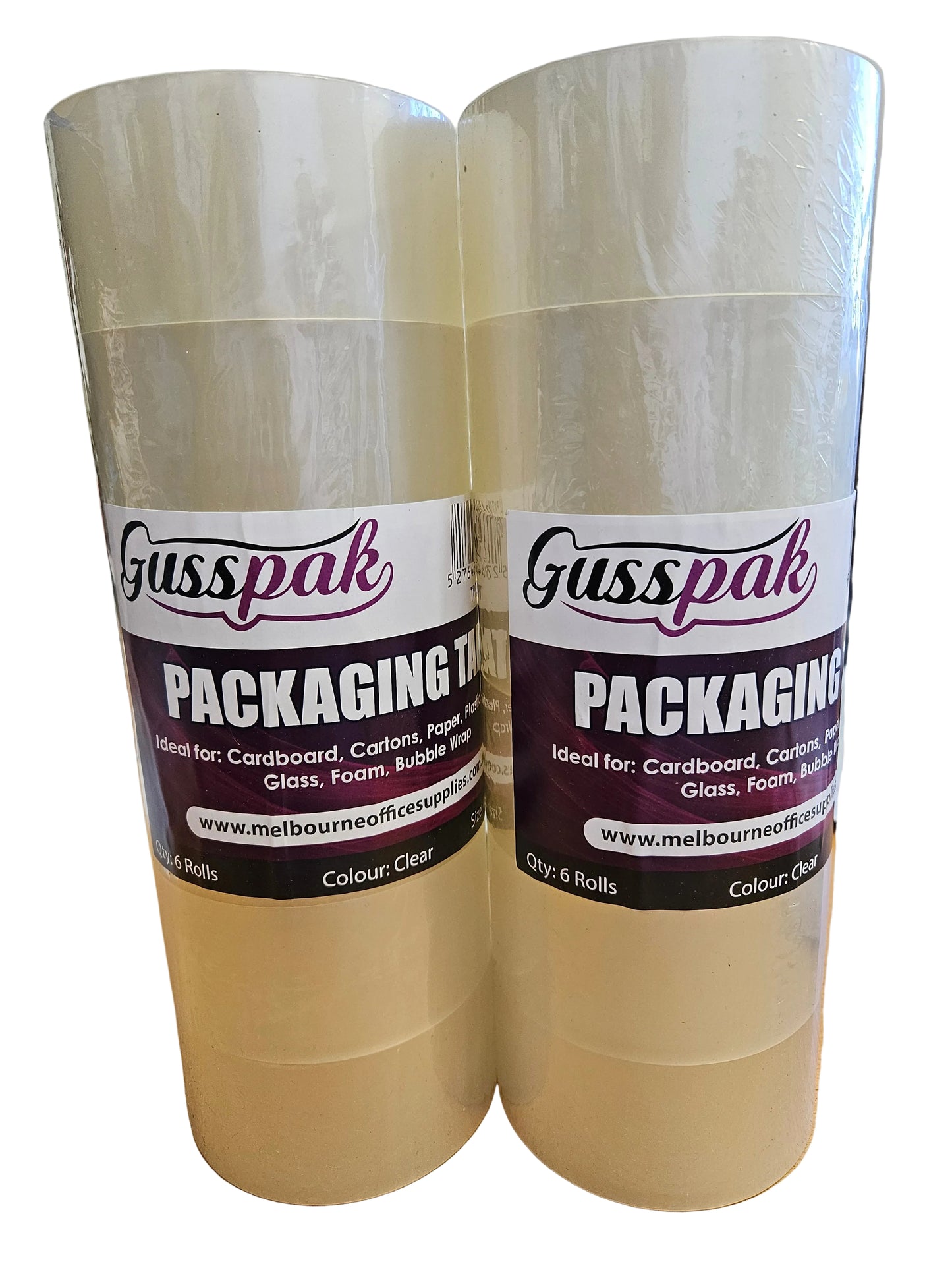 Gusspak Premium Packaging Tape ACRYLIC CLEAR 40um 48mm x 75metres (1-single)