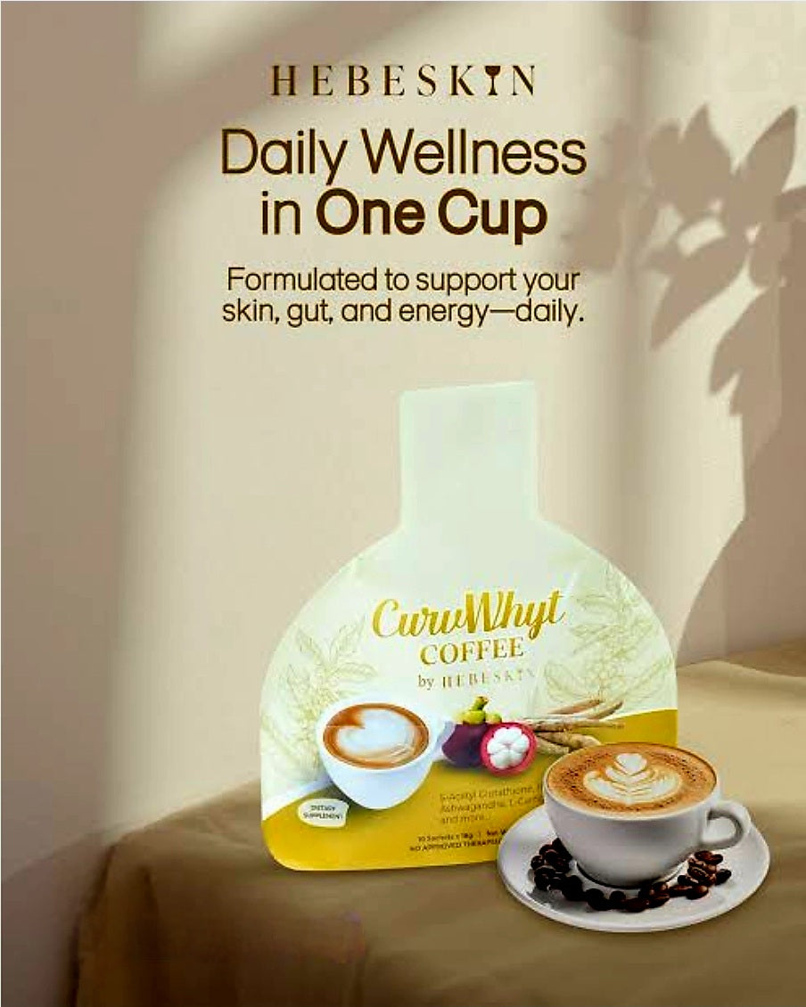 CURVWHYT Slimming Coffee by HEBESKIN 18g x 10 sachets