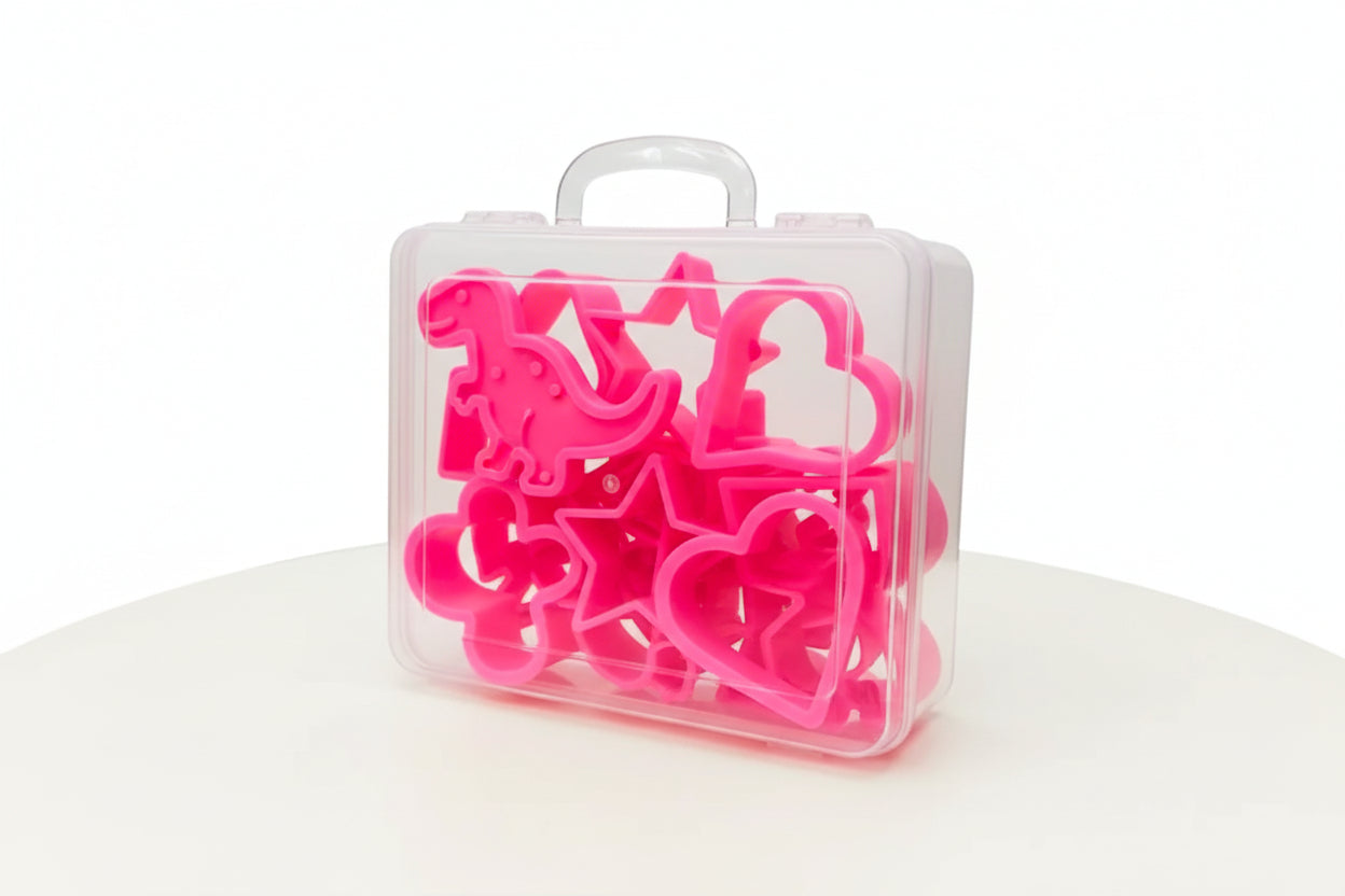 Complete Facial SPA ACCESSORIES SET in PP Packing Organizer (WATERMELON RED)