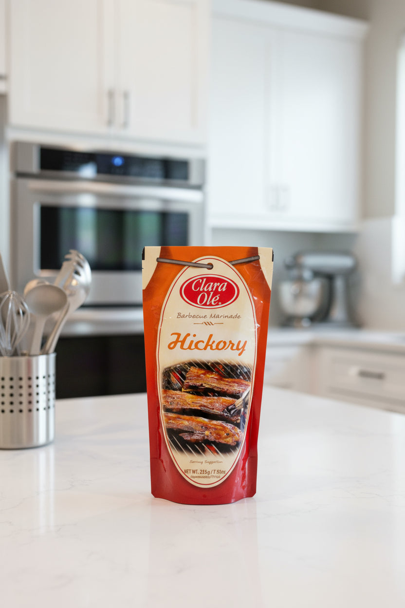 Clara Olè HICKORY BARBEQUE MARINADE 225g Doy Pack