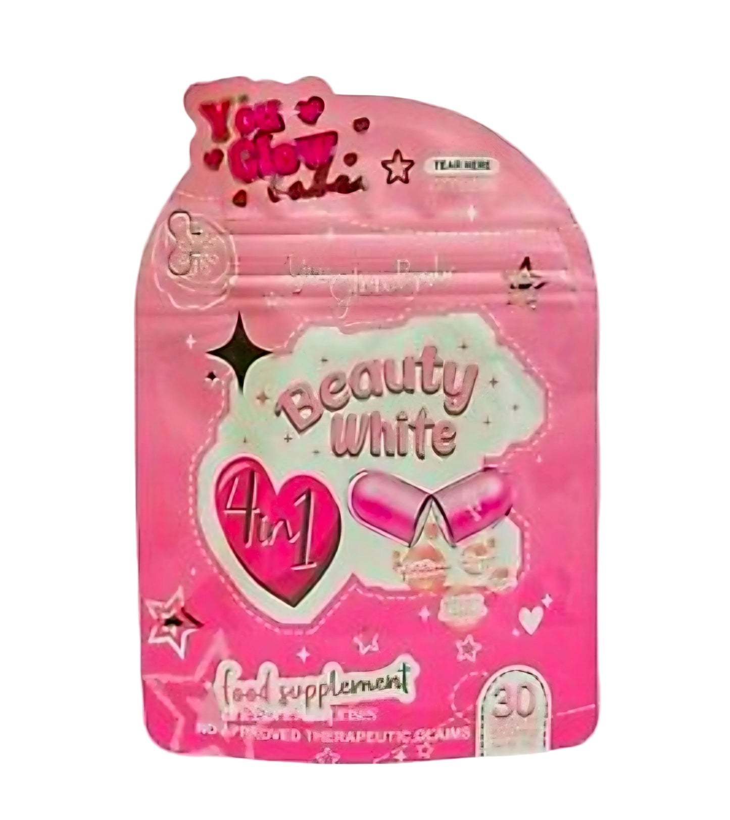 You Glow Babe BEAUTY WHITE 4-in-1 Glutathione 30-Capsules