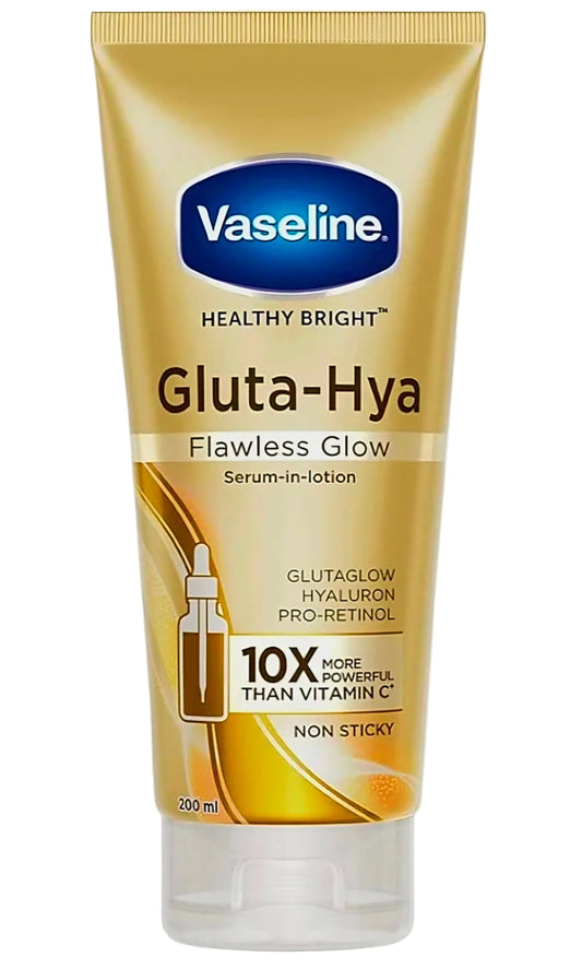 💲‼️EOFY-SALE‼️💲VASELINE GLUTA-HYA FLAWLESS GLOW LOTION  200ML