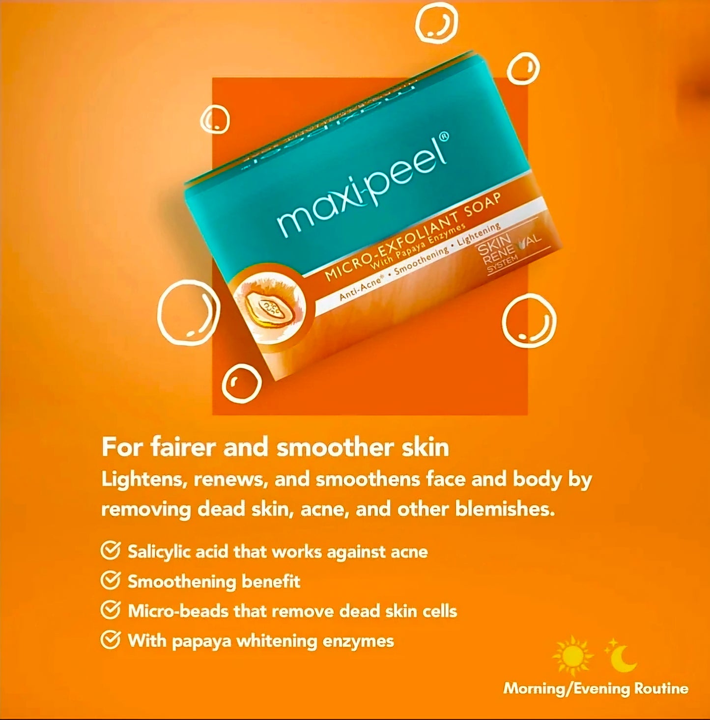 Maxi-Peel MICRO-EXFOLIANT SOAP with Papaya Enzyme 125g