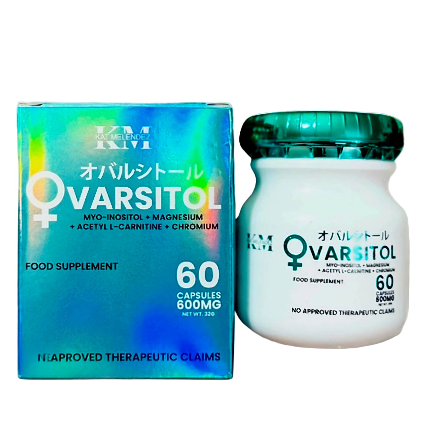 KM OVARSITOL 60-Capsules (Myo-Inositol + Magnesium + Acetyl L-Carnitine + Chromium)
