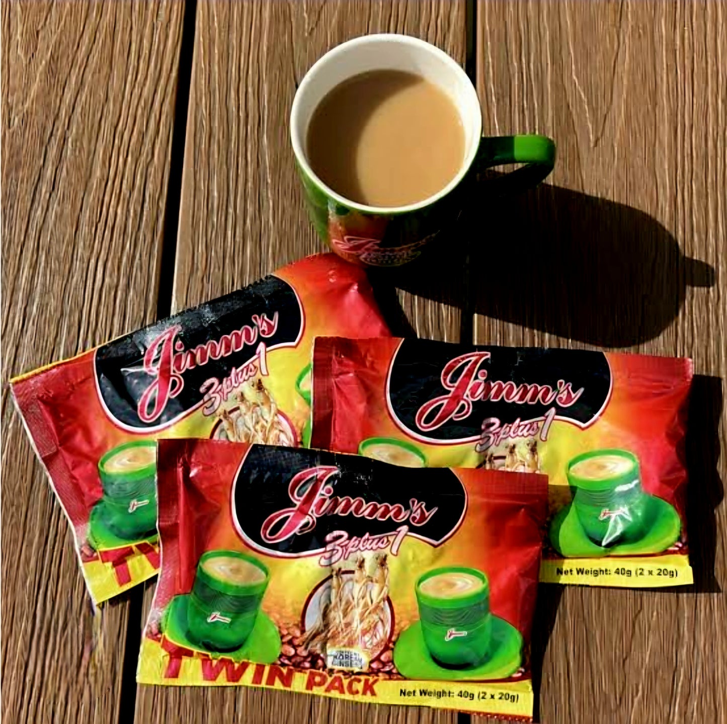 JIMM'S TWINPACK 3in1 KOREAN GINSENG Coffee Mix 40g×2 (10×TwinPack)