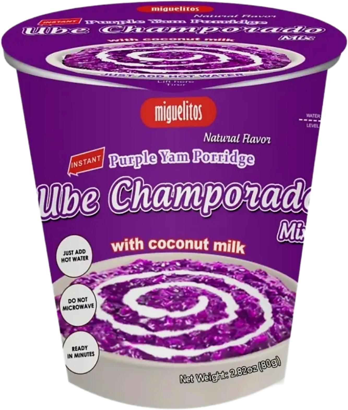 💲‼️EOFY-SALE‼️💲MIGUELITOS UBE CHAMPORADO CUP 80g