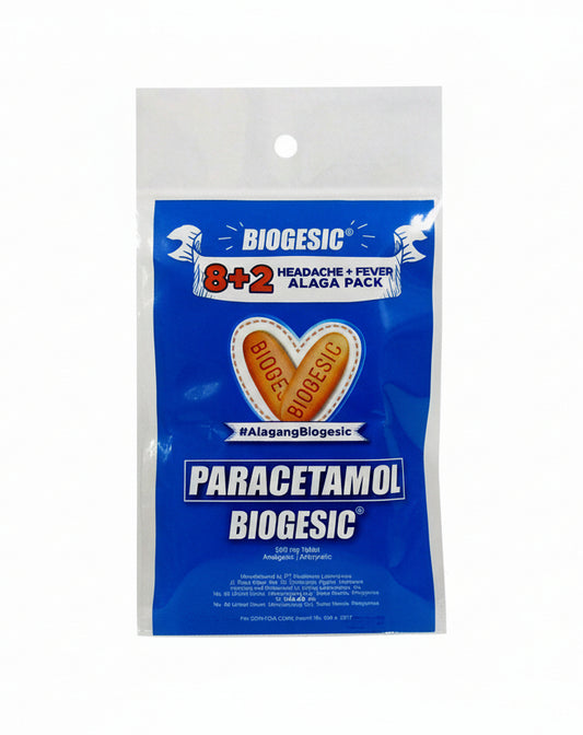 BIOGESIC Paracetamol 8-pcs Travel Pack