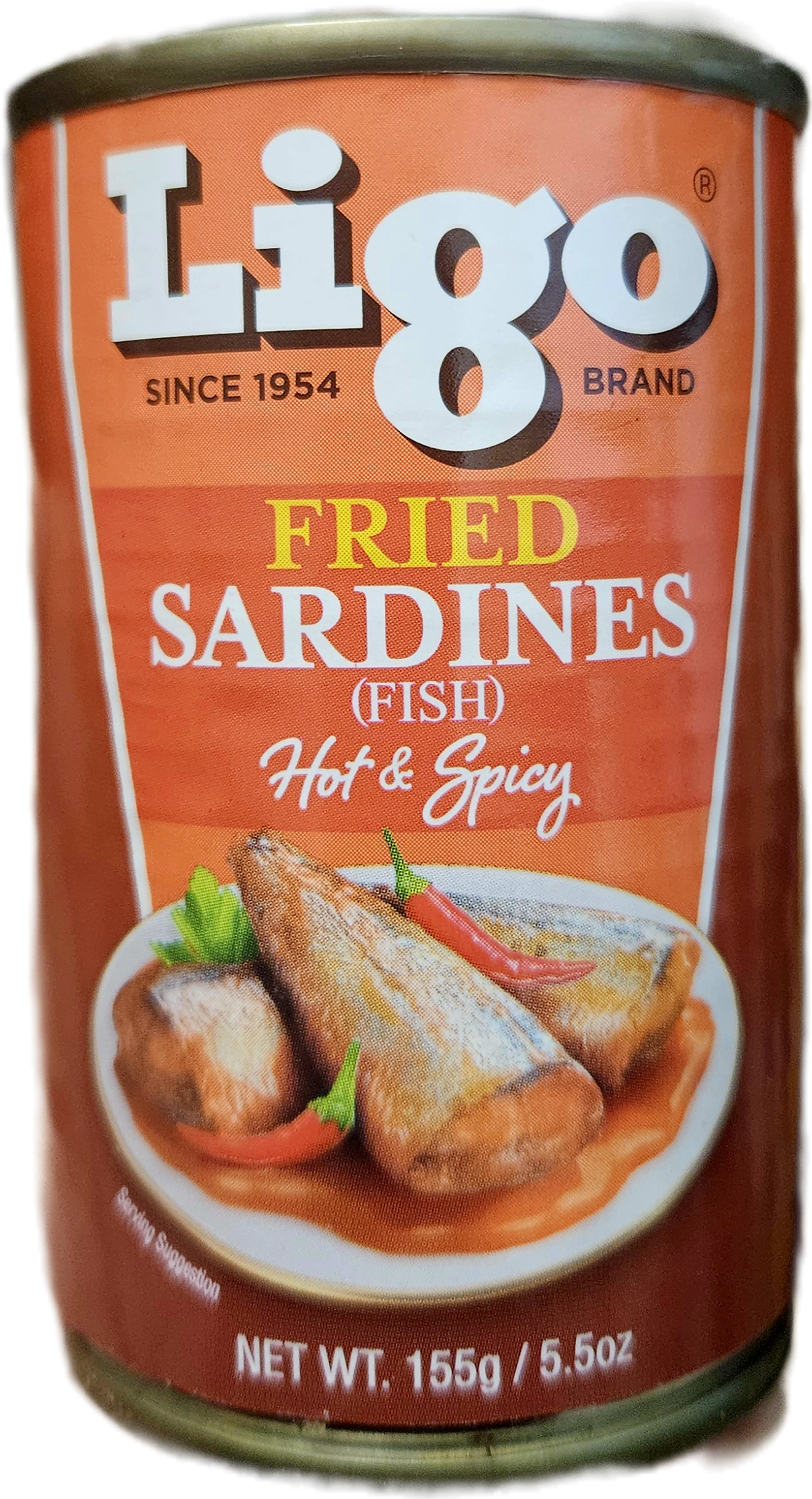 💲‼️EOFY-SALE‼️💲LIGO FRIED SARDINES HOT & SPICY 155G