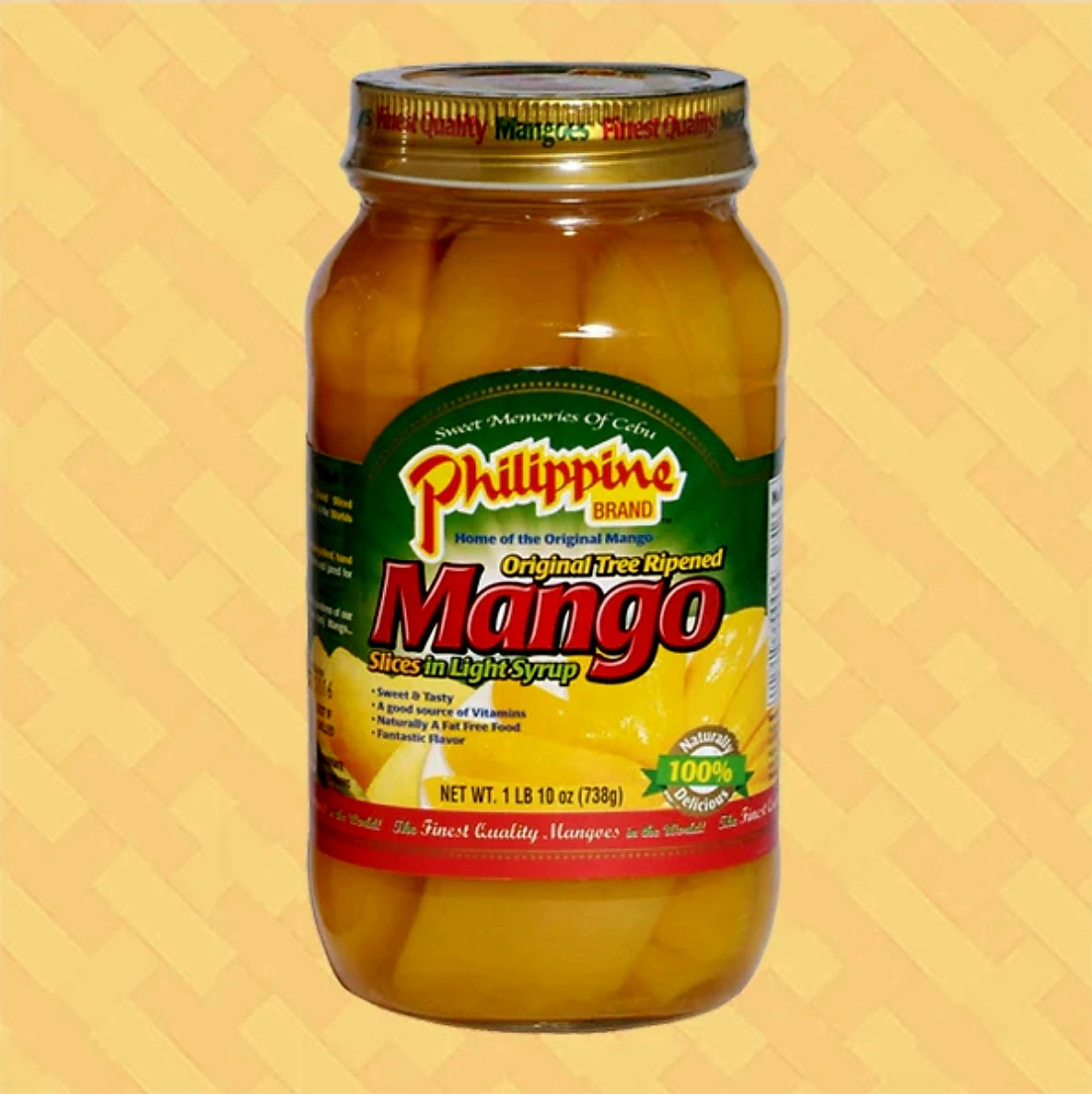 ‼️CLEARANCE‼️Philippines Brand Original Tree Ripened MANGO SLICES in Light Syrup 738g (BIG JAR) BBD: DEC.2025