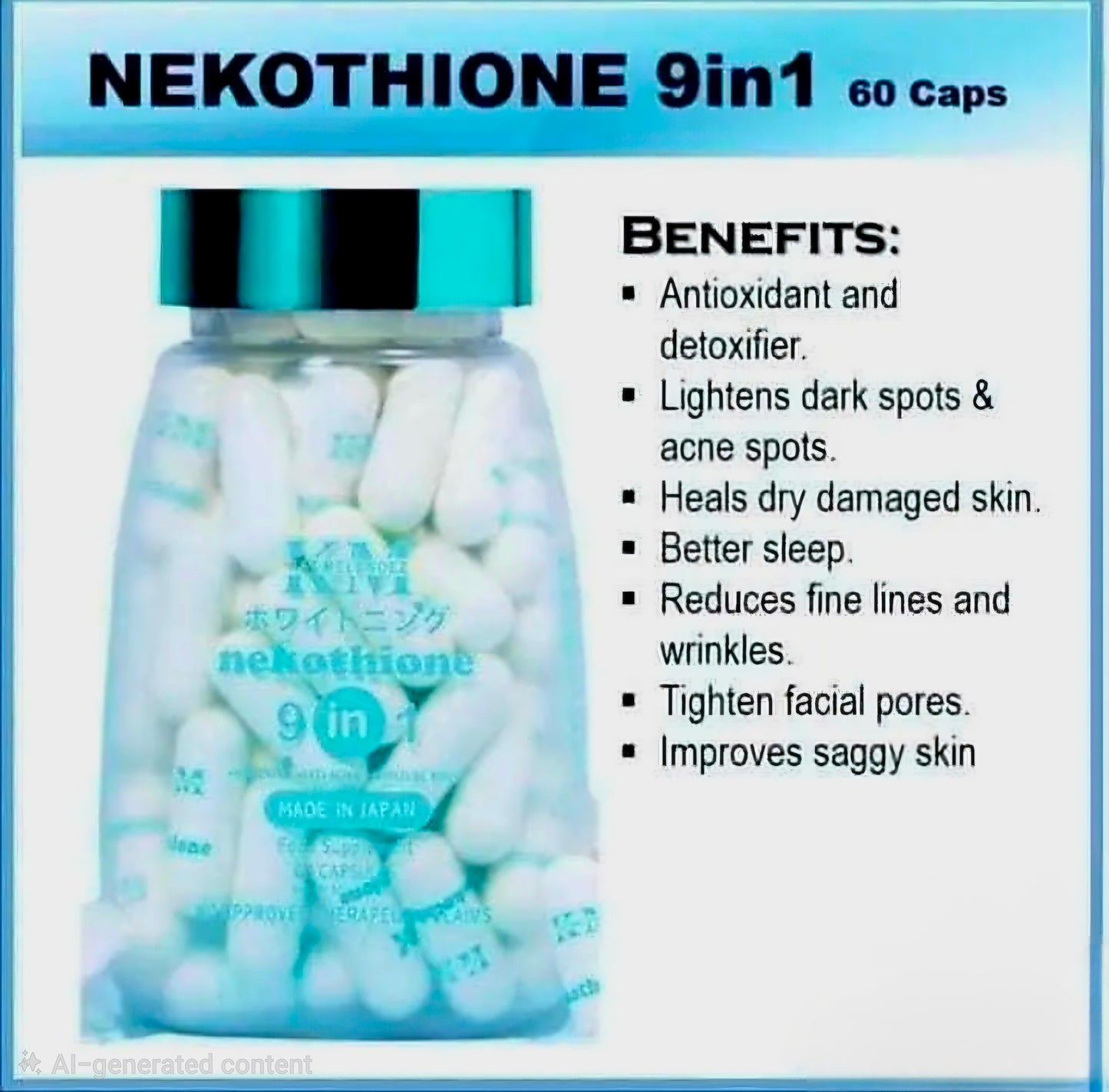 KM 9-in-1 NEKOTHIONE 60-Capsules