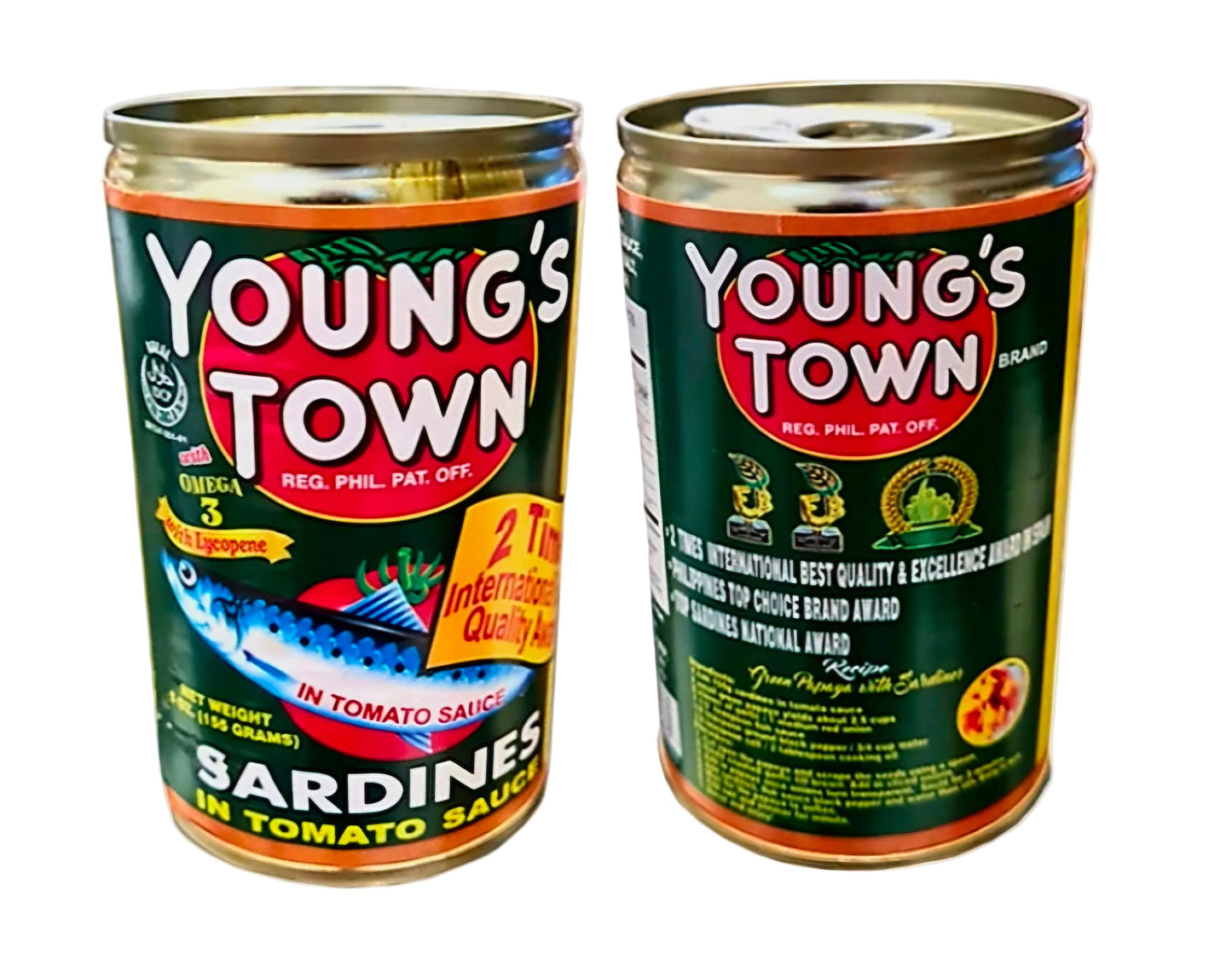 YOUNG'S TOWN Sardines in Tomato Sauce 155g
