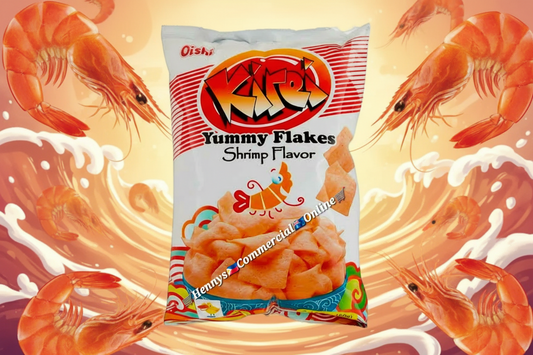 OISHI KEREI YUMMY FLAKES SHRIMP FLAVOR 60G