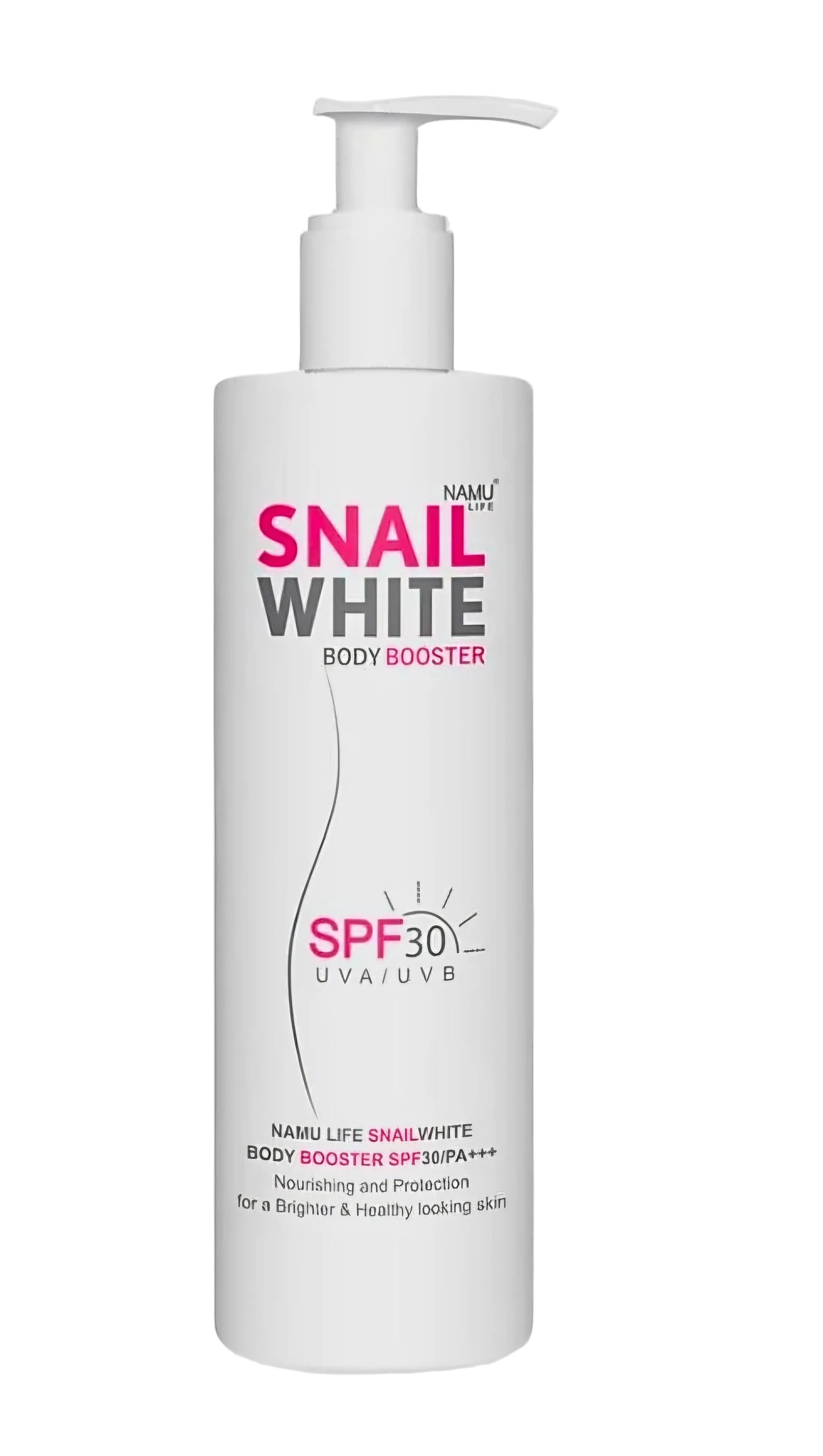 Namu Life SNAIL WHITE Body Booster Lotion SPF30 350g THAILAND